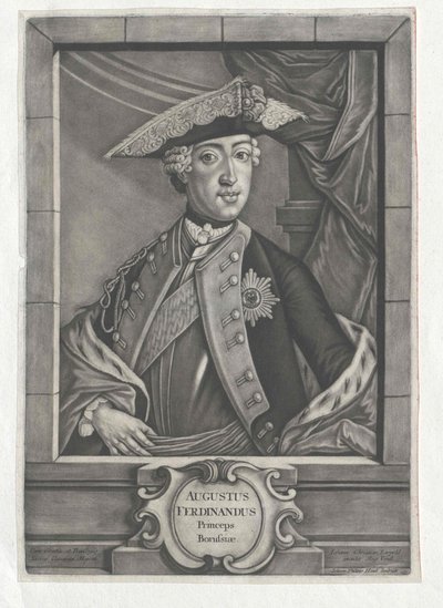 Pruský princ Ferdinand od Artist Unknown