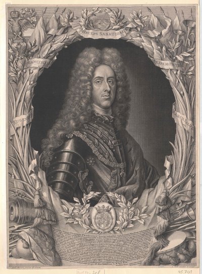 Prince of Savoy Carignan Eugene od Artist Unknown