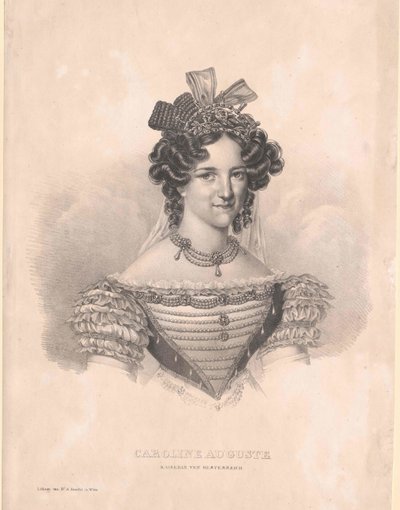 Bavorská princezna (1792-1873) Karolína od Artist Unknown