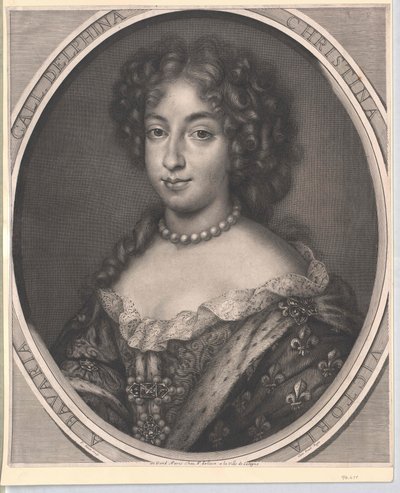 Bavorská princezna Marie Anna od Artist Unknown