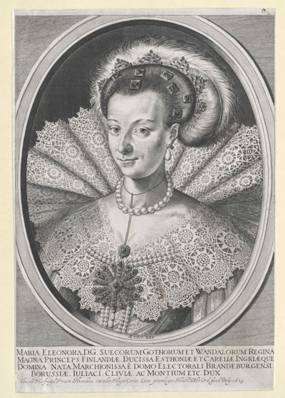 Braniborská princezna Marie Eleonora od Artist Unknown
