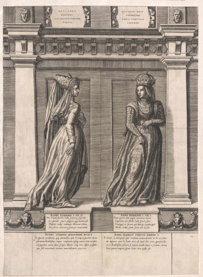 Burgundská princezna Agnes od Artist Unknown