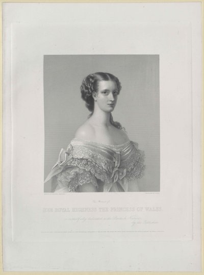 Dánská princezna Alexandra od Artist Unknown
