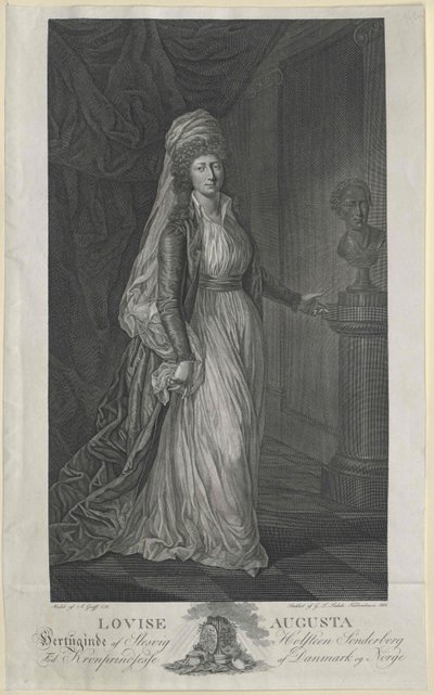 Dánská princezna Louisa od Artist Unknown