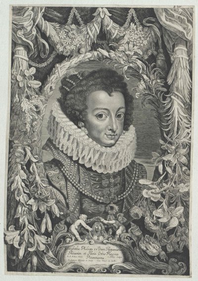 Francouzská princezna Elisabeth (tisk) od Artist Unknown