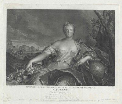 Francouzská princezna Elisabeth od Artist Unknown