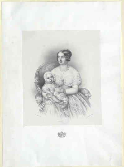Francouzská princezna Louise od Artist Unknown