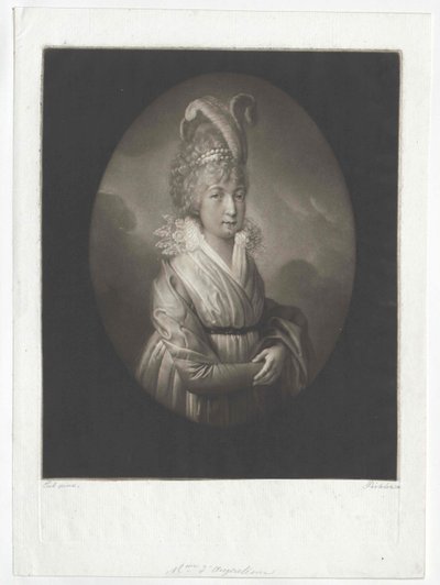 Francouzská princezna Marie Terezie od Artist Unknown