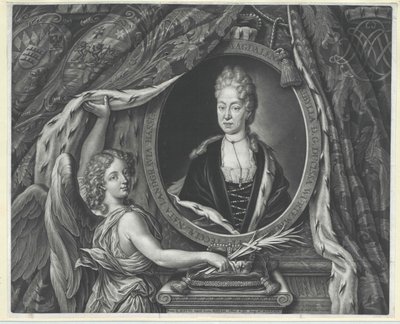 Hesensko-darmstadtská princezna Magdaléna Sibyla od Artist Unknown