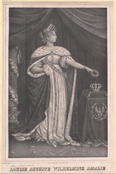 Kněžna meklenbursko-střelická Louisa od Artist Unknown