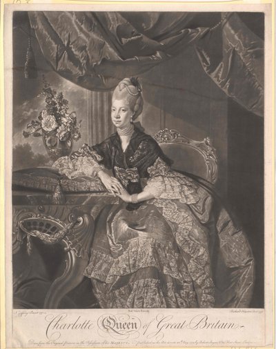 Meklenbursko-střelická princezna Sophie Charlotte od Artist Unknown