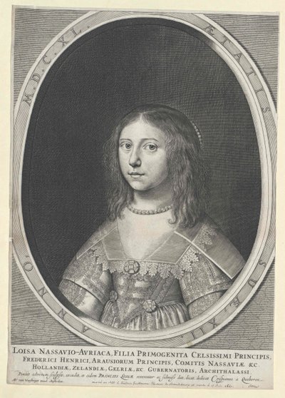 Princezna oranžská Louise Henriette od Artist Unknown