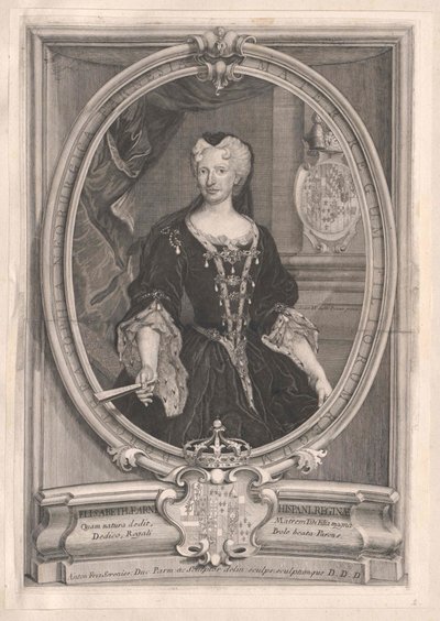 Princezna parmsko-farneská Alžběta od Artist Unknown