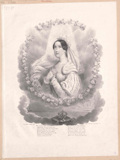 Savojská princezna Christine (tisk) od Artist Unknown