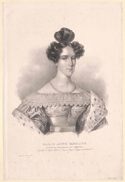 Savojsko-sardinská princezna Marie Anna od Artist Unknown