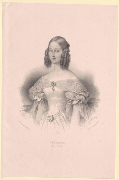 Princezna sasko-kobursko-gothajská Viktorie od Artist Unknown