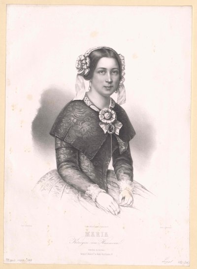 Saská princezna Altenburg Marie od Artist Unknown