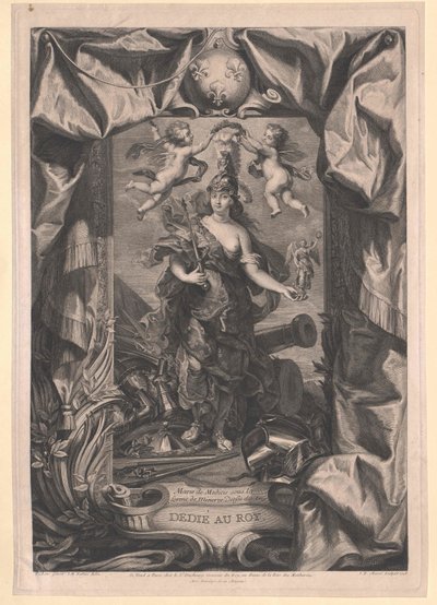 Toskánská princezna Marie de Medici od Artist Unknown