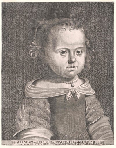 Princezna paláce Elisabeth Charlotte od Artist Unknown