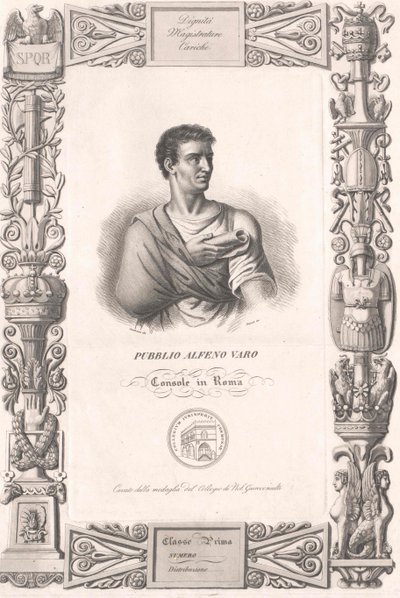 Publius Alphenus Varus od Artist Unknown