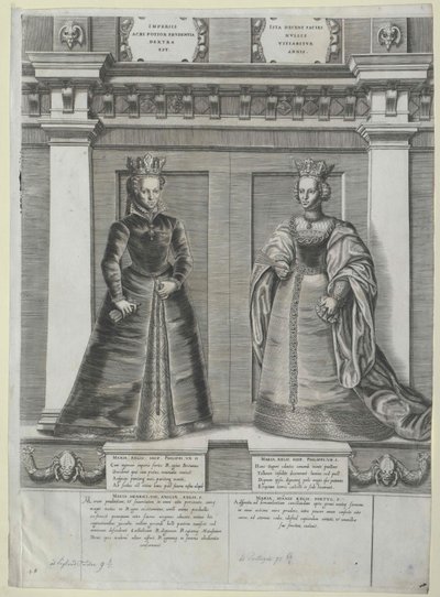 Anglická královna Marie I. od Artist Unknown