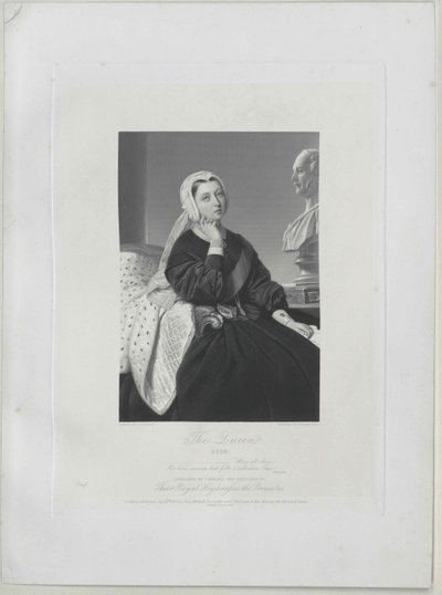 Královna Velké Británie Viktorie od Artist Unknown
