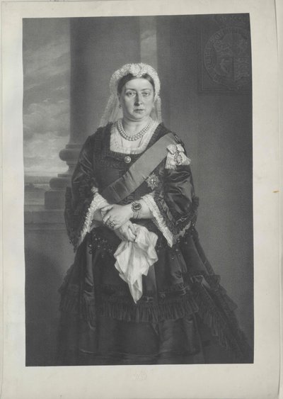 Královna Velké Británie Viktorie od Artist Unknown