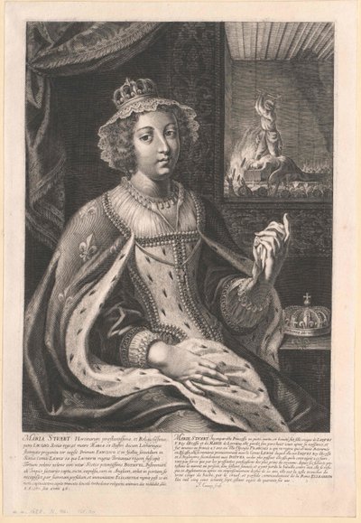 Skotská královna Marie Stuartovna od Artist Unknown