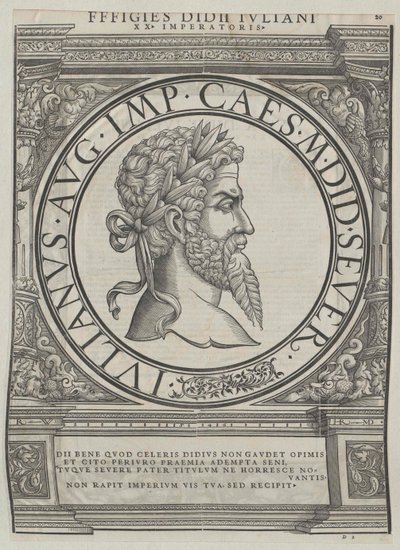 Římský císař Didius Julianus od Artist Unknown