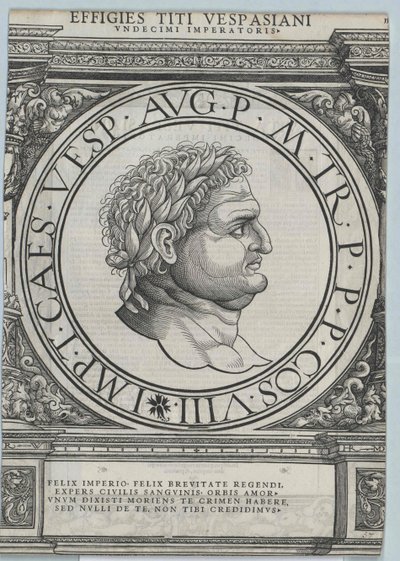 Římský císař Titus od Artist Unknown