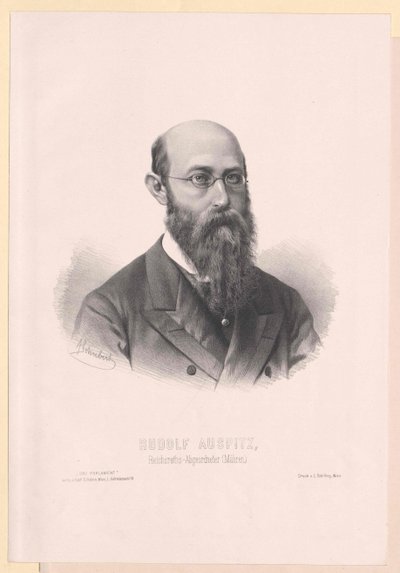 Rudolf Auspitz (tisk) od Artist Unknown