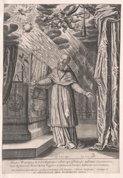 Svatý František Saleský od Artist Unknown