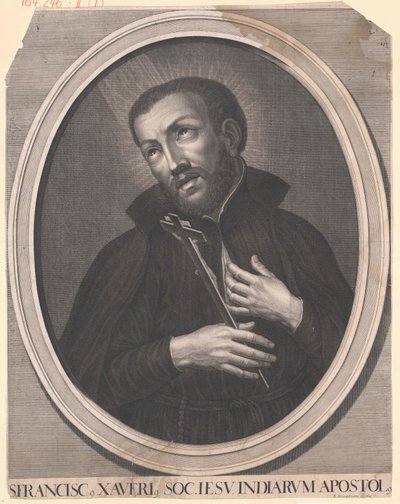 Svatý František Xaverský od Artist Unknown