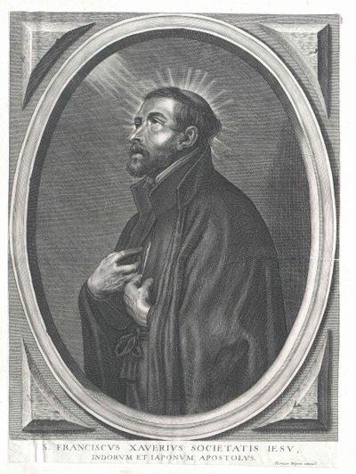 Svatý František Xaverský od Artist Unknown