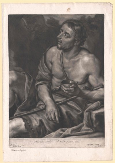 Svatý Jan Křtitel od Artist Unknown