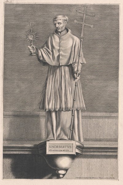 Svatý Norbert z Xantenu od Artist Unknown