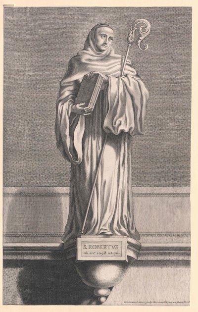Svatý Robert von Citeaux od Artist Unknown