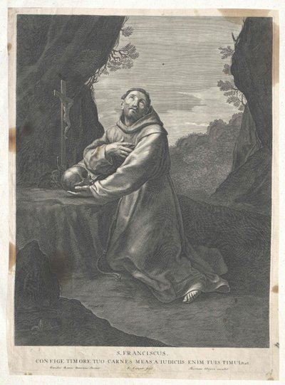 Svatý František z Assisi od Artist Unknown