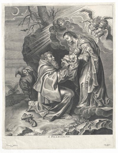 Svatý František z Assisi od Artist Unknown