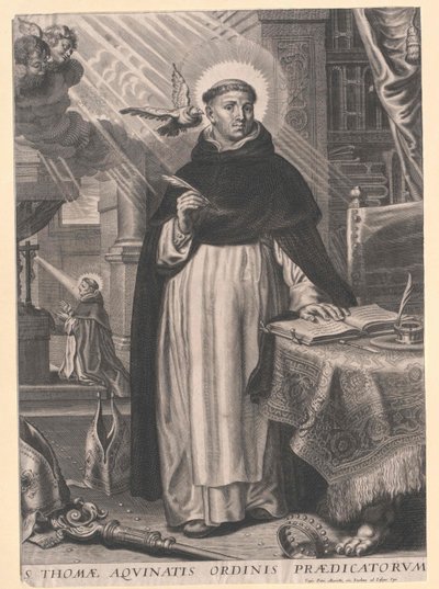 Svatý Tomáš Akvinský od Artist Unknown