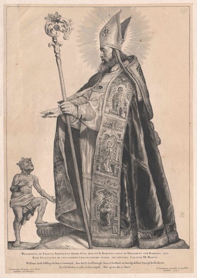 Svatý Wulfram starší od Artist Unknown