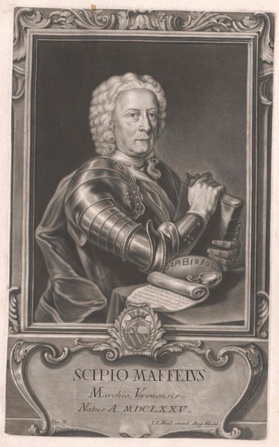 Scipione markýz Maffei od Artist Unknown