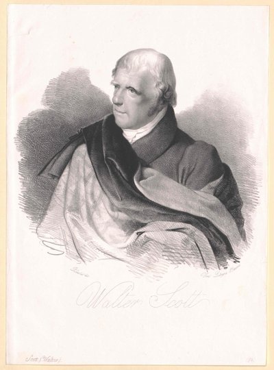 Sir Walter Scott od Artist Unknown