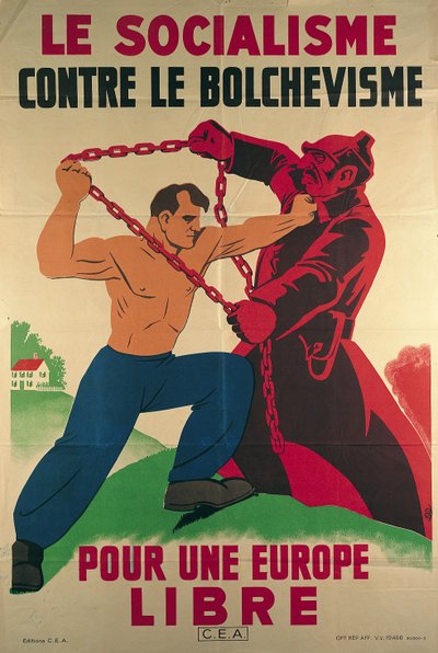 "Socialismus proti bolševismu za svobodnou Evropu od Artist Unknown