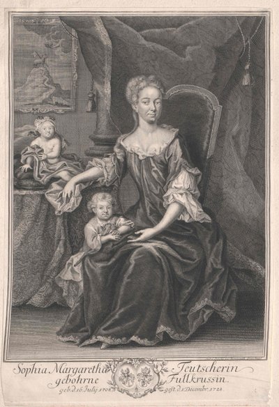 Sophia Margaretha Fullkruss od Artist Unknown
