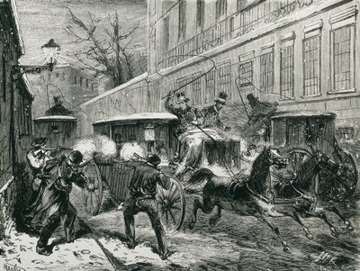 Španělsko (1870). Atentát na generála Prima (Madrid, 27. prosince) od Artist Unknown