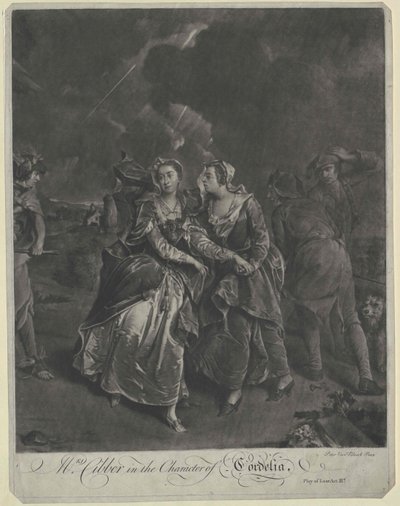 Susanna Maria Cibber od Artist Unknown