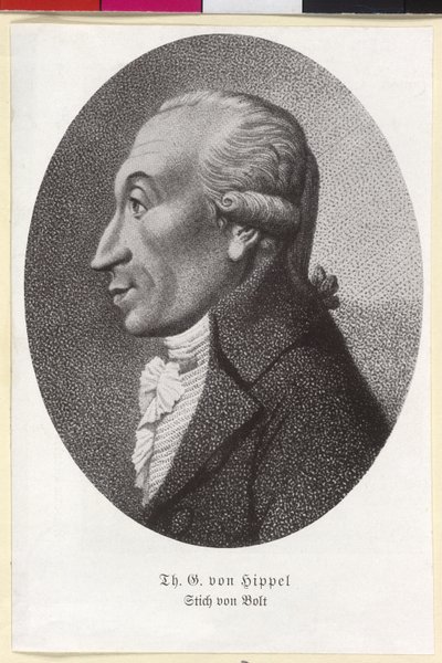 Theodor Gottlieb von Hippel od Artist Unknown