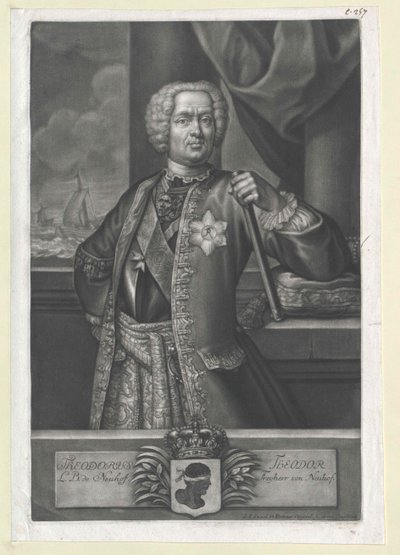 Theodor baron Neuhof od Artist Unknown