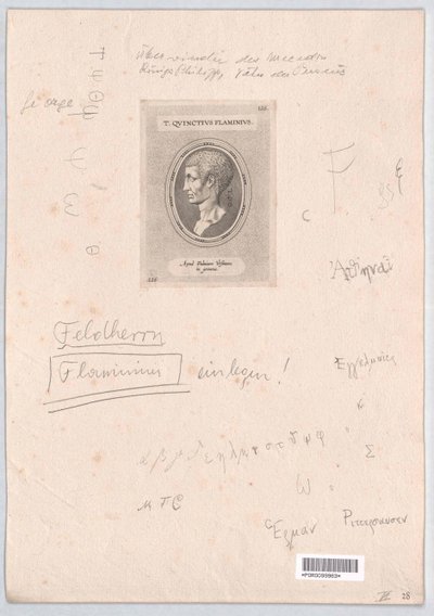 Titus Quinctius Flaminius (tisk) od Artist Unknown